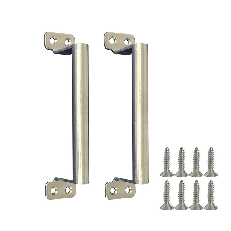 Tokatuker 2X 631016cm Stainless Steel Barn Door Handle Fence Gate Pull Small