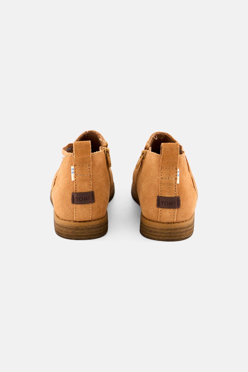 TOMS Kids Boy Leilani Slip On Causal Boots, Brown  - Image 4
