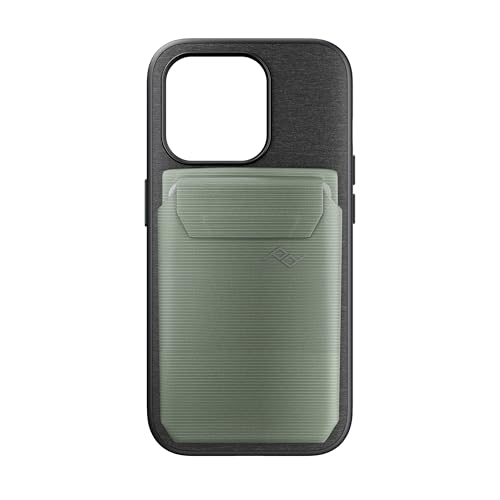 Peak Design Mobile Stand Wallet, Sage, Slim Profile, On-Demand Stand, Weatherproof Nylon Fabric, Connects to Mobile Cases, MagSafe Compatible, for iPhone, Samsung and Google Phones - Image 2