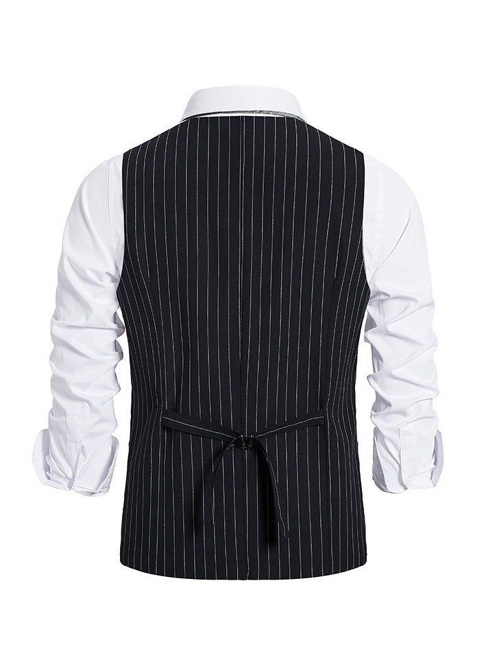 KUYING New Retro Lapel Suit Vest  - Image 2