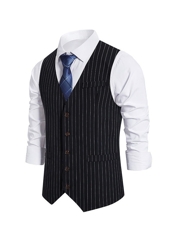 KUYING New Retro Lapel Suit Vest  - Image 3