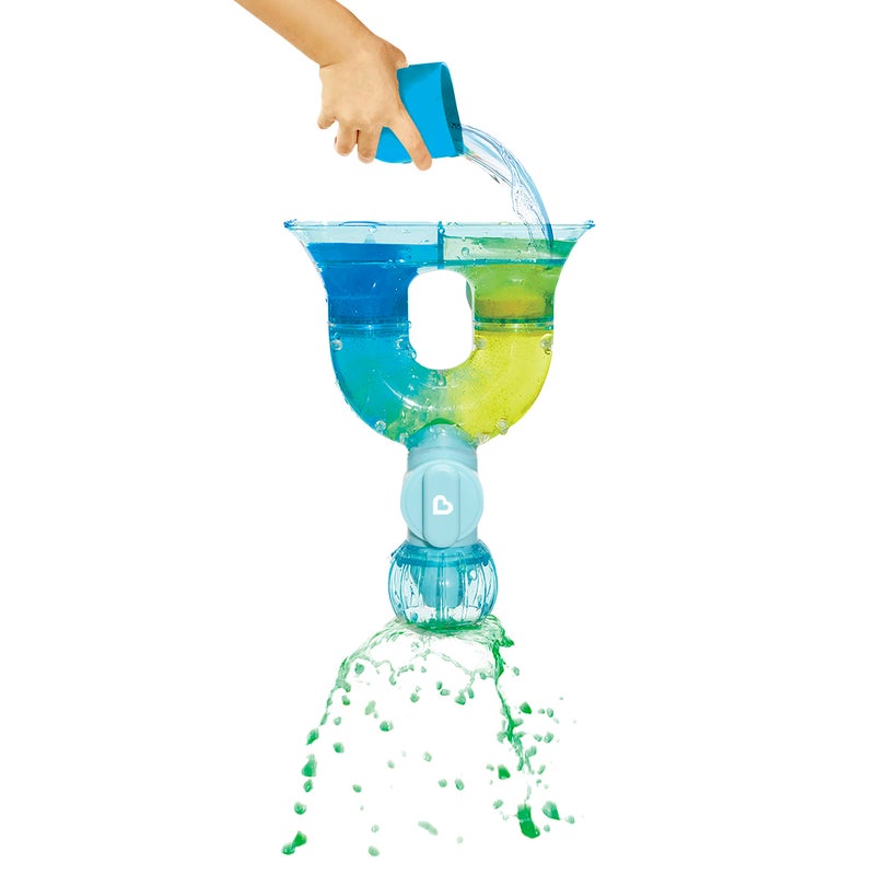 Munchkin® ColorMix Lab™ STEM Learning Toddler Bath Toy, Includes 12 Bath Color Tablets - Image 1