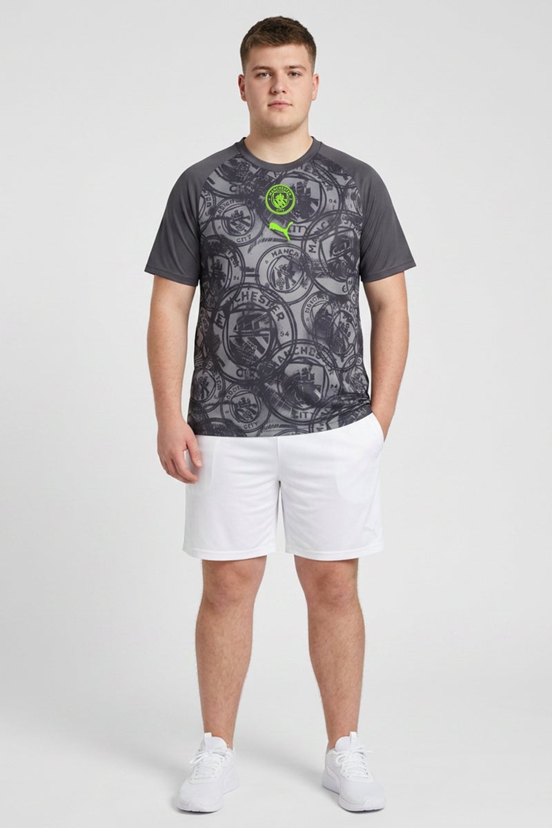 PUMA Men Sportswear Fit Short Sleeve Brand Logo Football T-shirt, Multicolor - Image 2