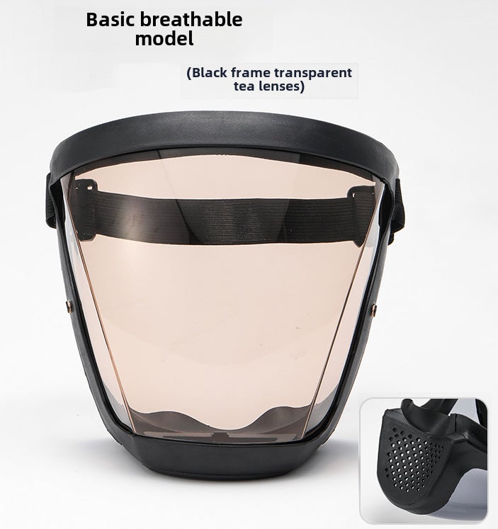 Generic Anti-Fog Dustproof Safety GogglesBasic Breathable Black Frame Tea Lens Basic Breathable Black Frame Tea Lens