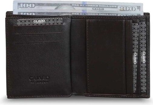 Guard Brown Single Piston Vertical Leather Men's Wallet  - Image 2