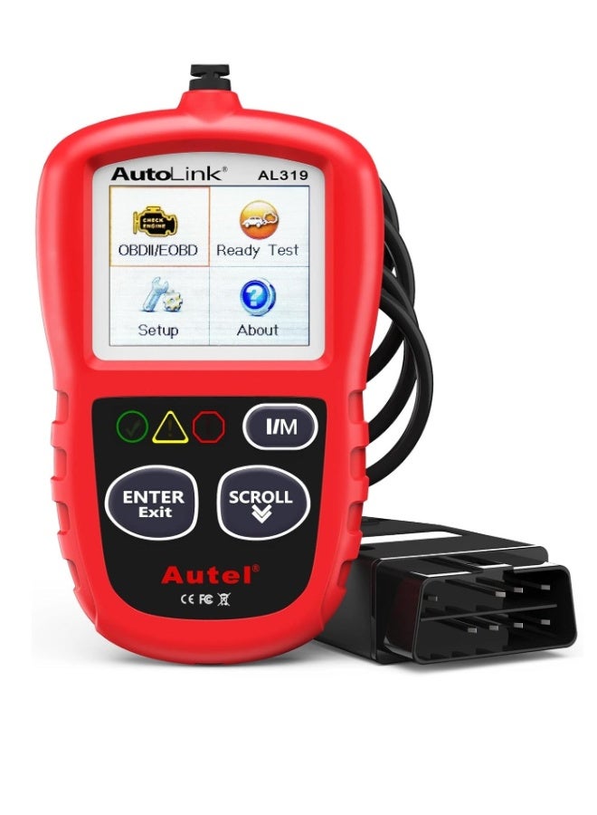 أوتل جهاز مسح AL319 OBD2 لأخطاء محرك السيارة أداة مسح CAN - Image 2