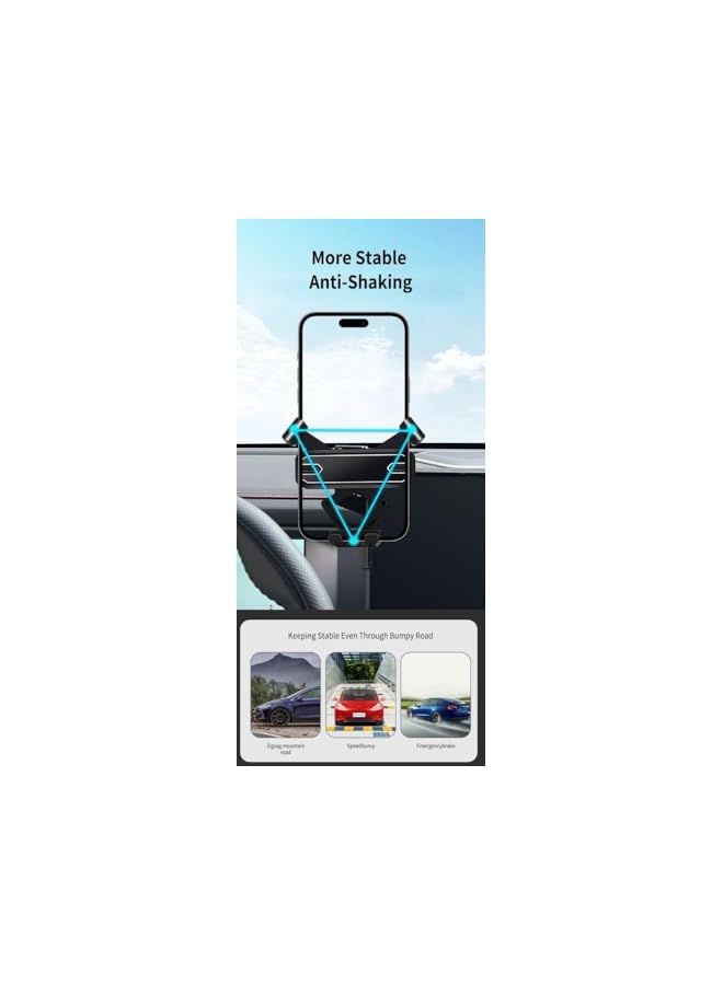 S-TOP Car Phone Holder Bracket Fit for Jetour T2 2022 2023 2024 2025 Accessories (15.6 inches) - Image 4