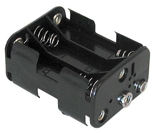 Philmore Battery Holder for (6) AA with Standard Snap Connector : BH363 (1) - Image 1