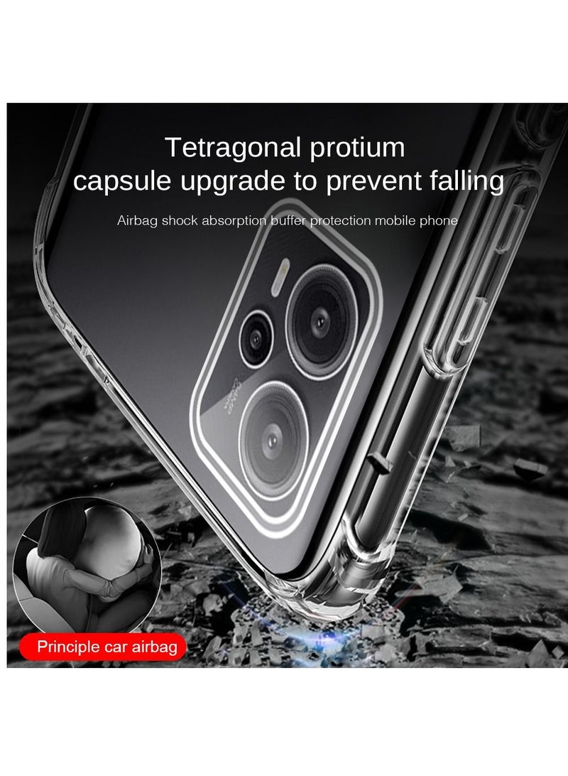 BORTONY Redmi Note 12 Pro+ Clear Case Cover Shockproof flexible Silicone Bumper Cover Transparent Anti-scratch TPU Full Camera Protection designed for Xiaomi Redmi Note 12 Pro+ 5G - Image 3