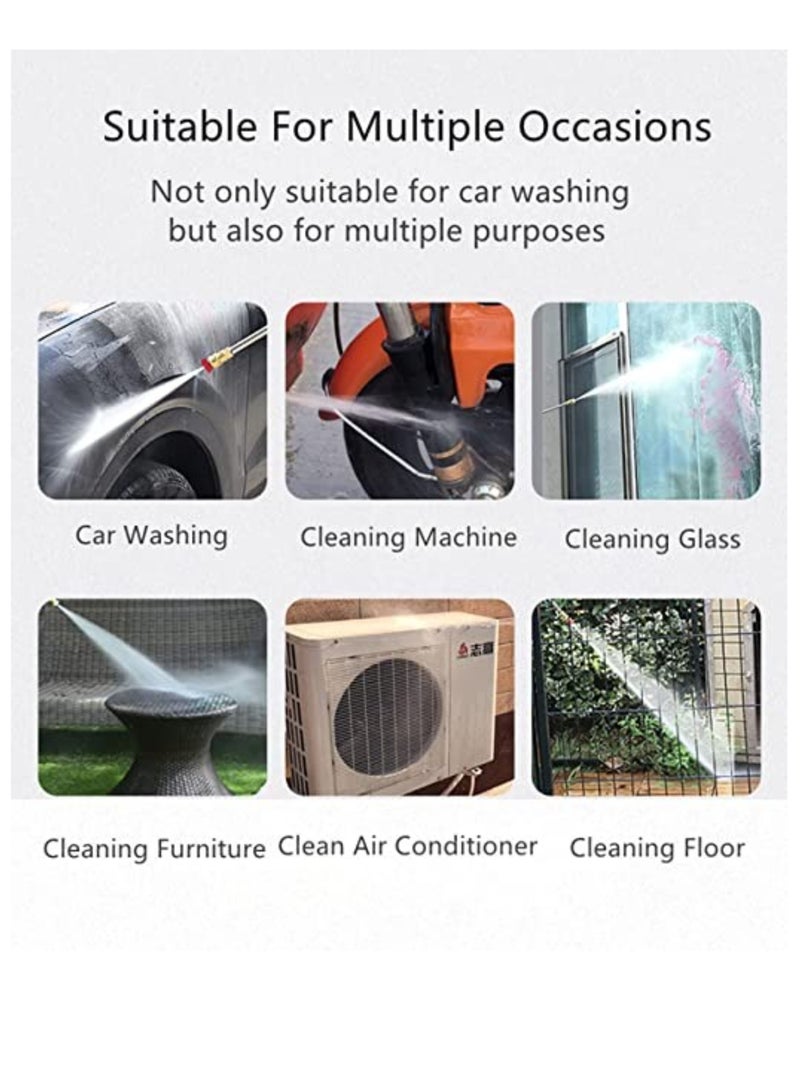 Cordless Electric Pressure Washer Pump Car Cleaning Kit,DC 12V 200W 30Bar Lithium Battery High Pressure Portable Handheld Car Cleaning Device,Extension Bar,Garden/Outdoor Cleaner Tool  - Image 3