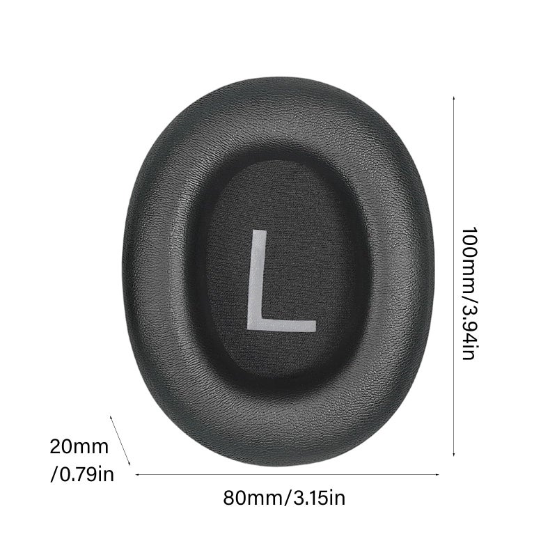 Black Thickened Sponge Earphone Ear Cushions Antislip Design Optimal Sound Noise Isolating Earpads - Image 5