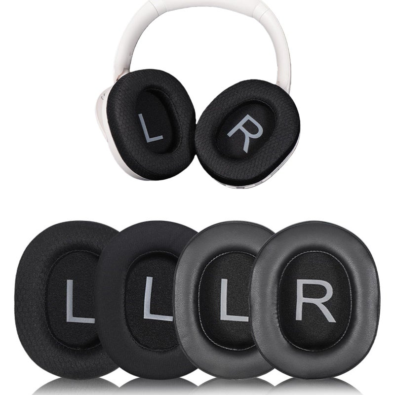 Black Thickened Sponge Earphone Ear Cushions Antislip Design Optimal Sound Noise Isolating Earpads - Image 3