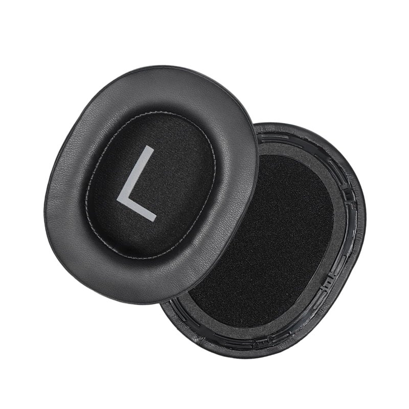 Black Thickened Sponge Earphone Ear Cushions Antislip Design Optimal Sound Noise Isolating Earpads - Image 2