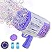 Petrella Toy Bubble Gun for Kids 69 Holes Bubble Machine for Toddlers 13 48 Girls Boys Rechargeable Bazooka Bubble Blower Guns for Wedding Summer Outdoor Party with Bubble Solution - Image 4
