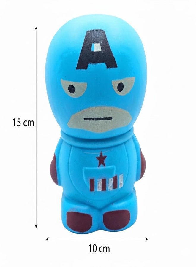 SSKR Cartoon Captain Piggy Bank for Kids | Cute Coin Saving Money Bank for Children | Best Birthday Gift - Image 3
