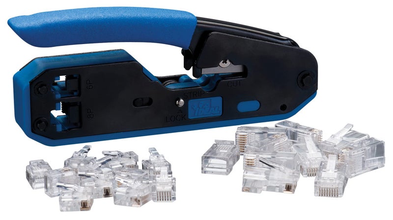 Ideal Industries IDEAL 33-396 Data/Voice Crimp Tool, black - Image 1