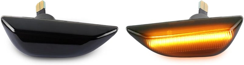 QASULER Dynamic Amber Side Marker Turn Signal Lights - Image 2