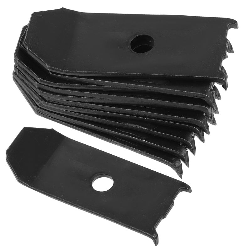 10PCS Desk Table Leaf Levelers Furniture Hardware Horizontal Buckle Fasteners for Desks Cabinet Dining Tables Black - Image 5