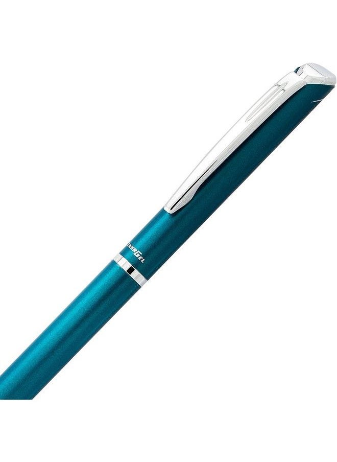 Pentel Energel Style Pen With 2 Refills 0.7Mm Medium Line Executive Pen Twist Action Refillable Rollerball Gel Pentel Pen Luxury Pen With Velvetlined Gift Box Teal Blue Barrel - pzsku/ZADAC404D7552816742D2Z/45/_/1693986055/ad9bea87-a1f8-4a7c-a4b2-8a59f9cc75d0