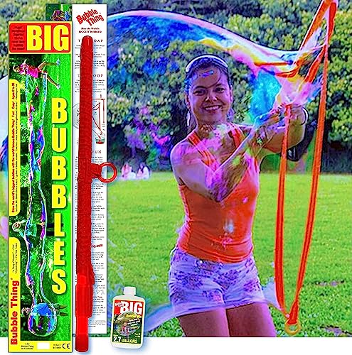 BUBBLE-THING BUBBLETHING The Original Big Bubbles Wand  Mix Ages 696 Bubbles Big As Flying Dragons - Image 1