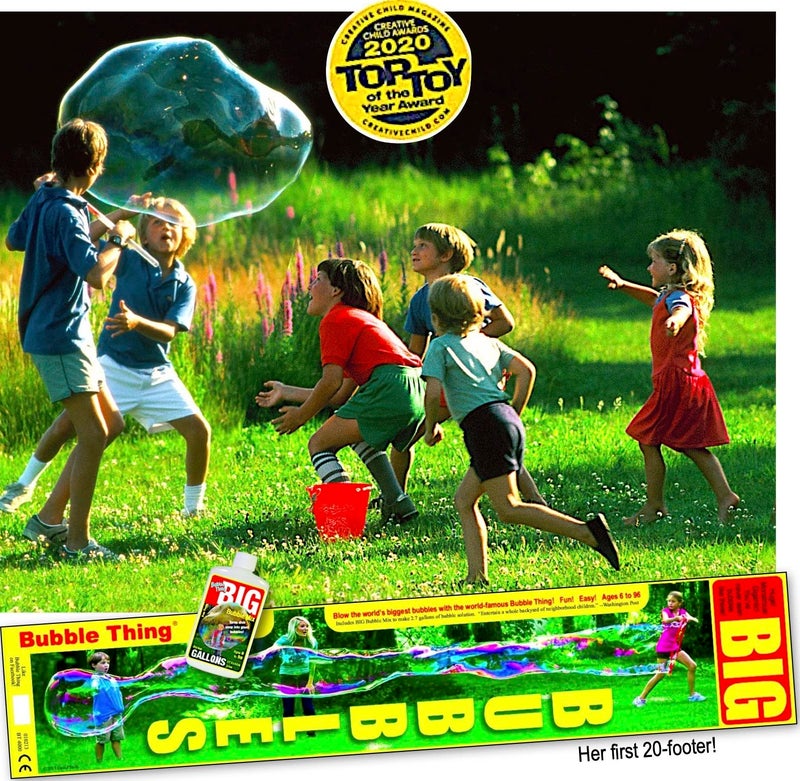 BUBBLE-THING BUBBLETHING The Original Big Bubbles Wand  Mix Ages 696 Bubbles Big As Flying Dragons - Image 3