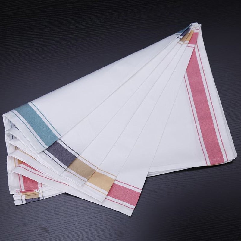 Pure Cotton Mouth Cloth Wipe Cup Cloth Wipe Glass Red Wine Glass Special Cloth Wipe Cloth Clean Cloth Absorbent No Hair Dropping Pure Cotton Wipe Cup Cloth - Image 3