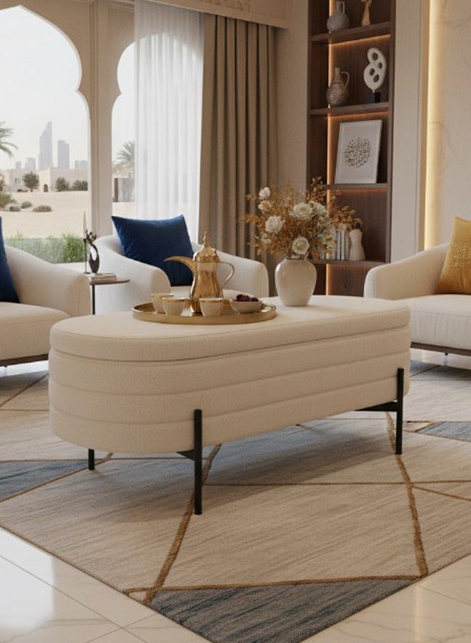 Living Modern Storage Bench For Bedroom, Living Room 100x46x40 CM - Image 1