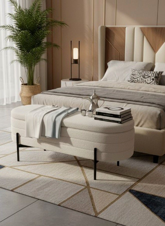 Living Modern Storage Bench For Bedroom, Living Room 100x46x40 CM - Image 4