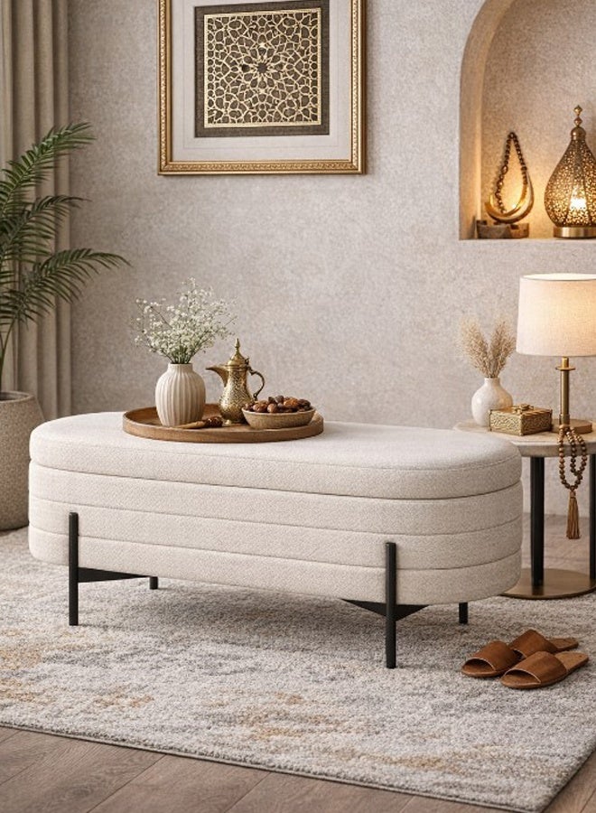 Living Modern Storage Bench For Bedroom, Living Room 100x46x40 CM - Image 5