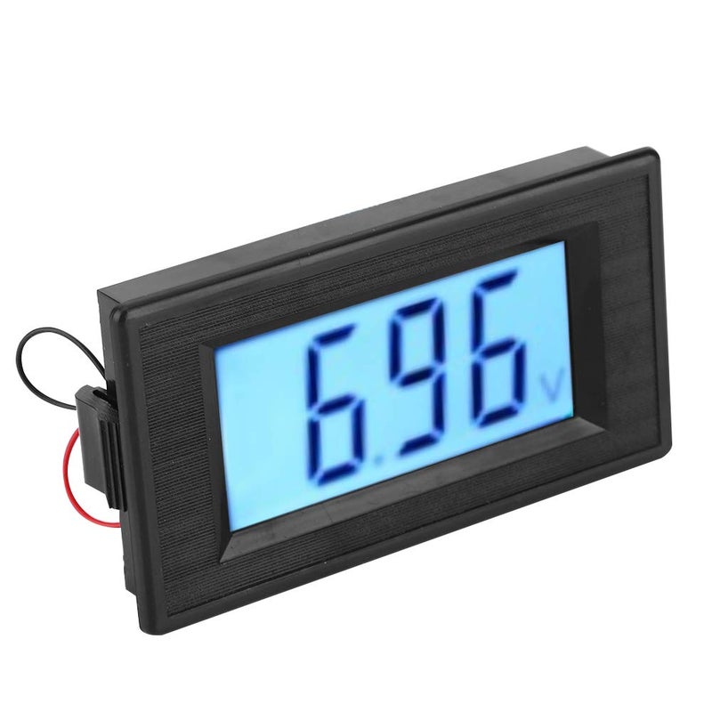 Aqxreight 30L شاشة عرض رقمية LCD لقياس الجهد المستمر DC Voltmeter Voltage Meter من 7.5V إلى 19.99V - Image 2