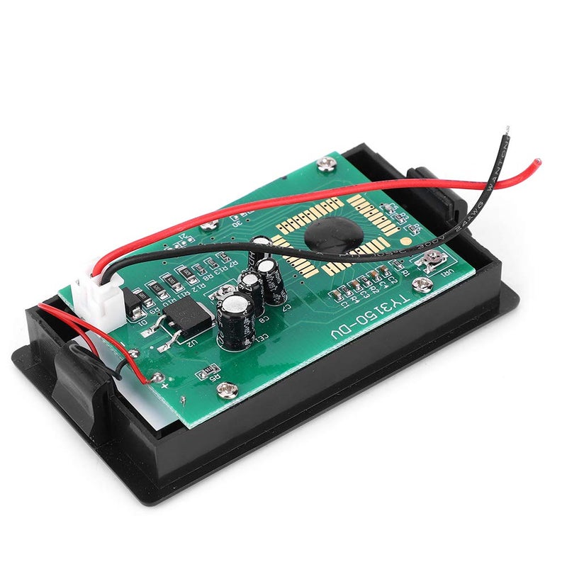 Aqxreight 30L شاشة عرض رقمية LCD لقياس الجهد المستمر DC Voltmeter Voltage Meter من 7.5V إلى 19.99V - Image 3