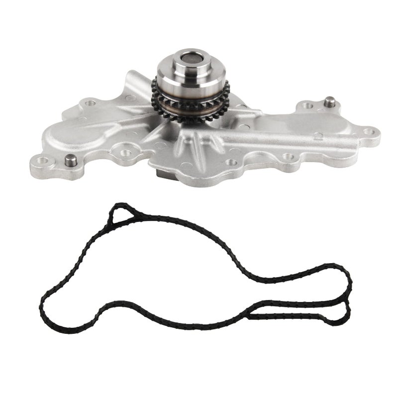 DoubleRow Sprocket Water Pump AW6348 Compatible with 20112019 Ford Edge Fusion Flex Explorer Taurus 20112019 Lincoln MKS MKZ MKT MKX MAZDA6 CX9