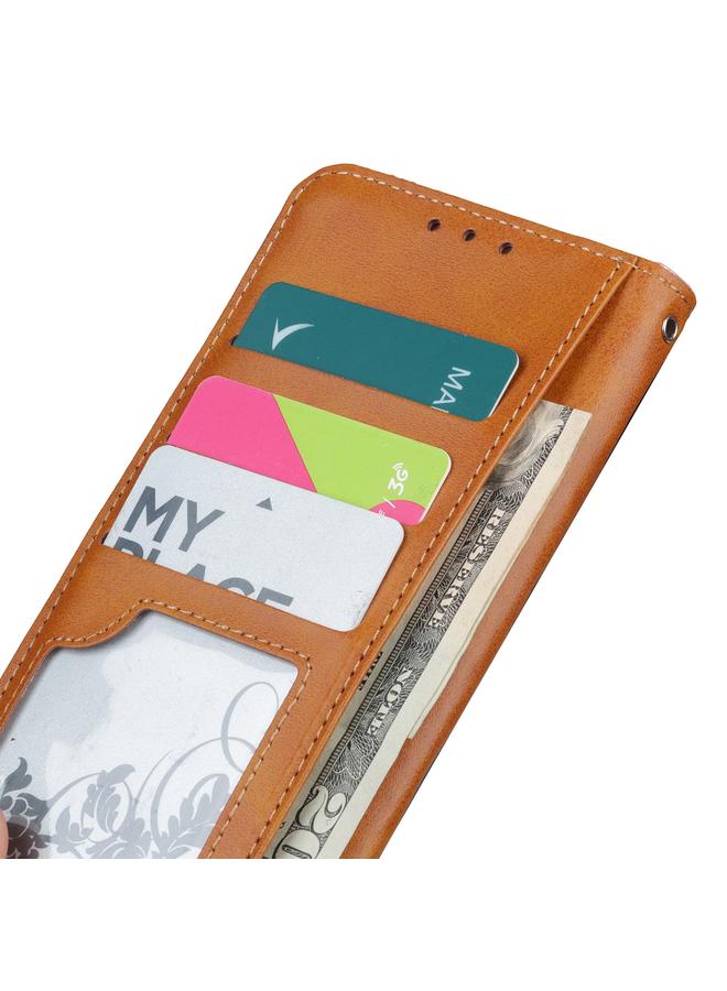 اس-توب جراب لهاتف Samsung Galaxy S23 5G، جراب هاتف من البولي يوريثان منقوش بالزهور الأوروبية، مشبك نحاسي - Image 5