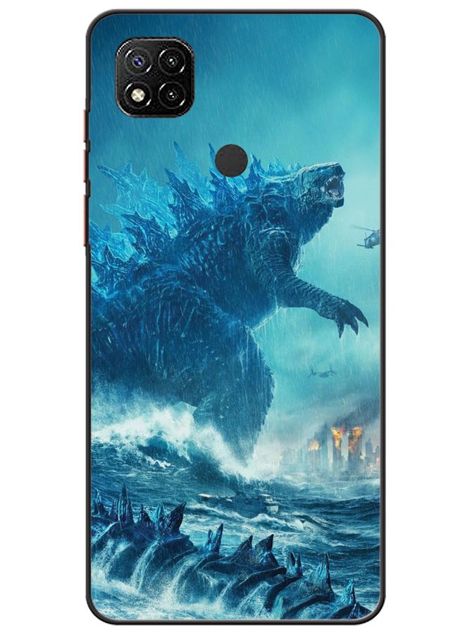 EYE CATCH Protective Case Cover For Xiaomi Redmi 9C Godzilla  - Image 1