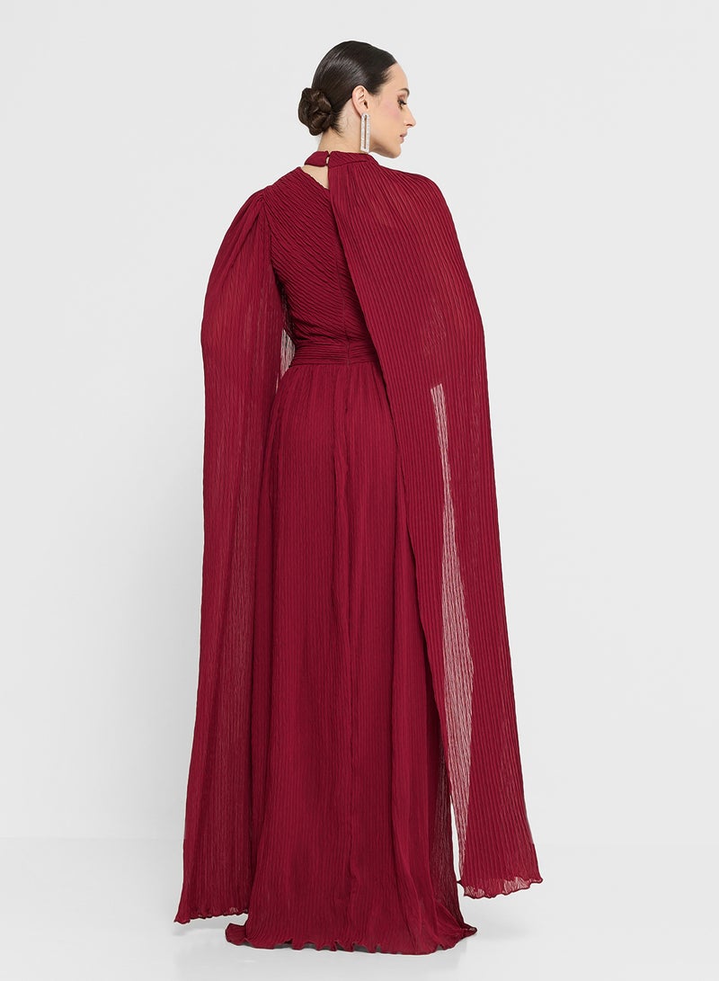 Namshi x Dress With Deatchable Exaggerated Sleeves - Image 3