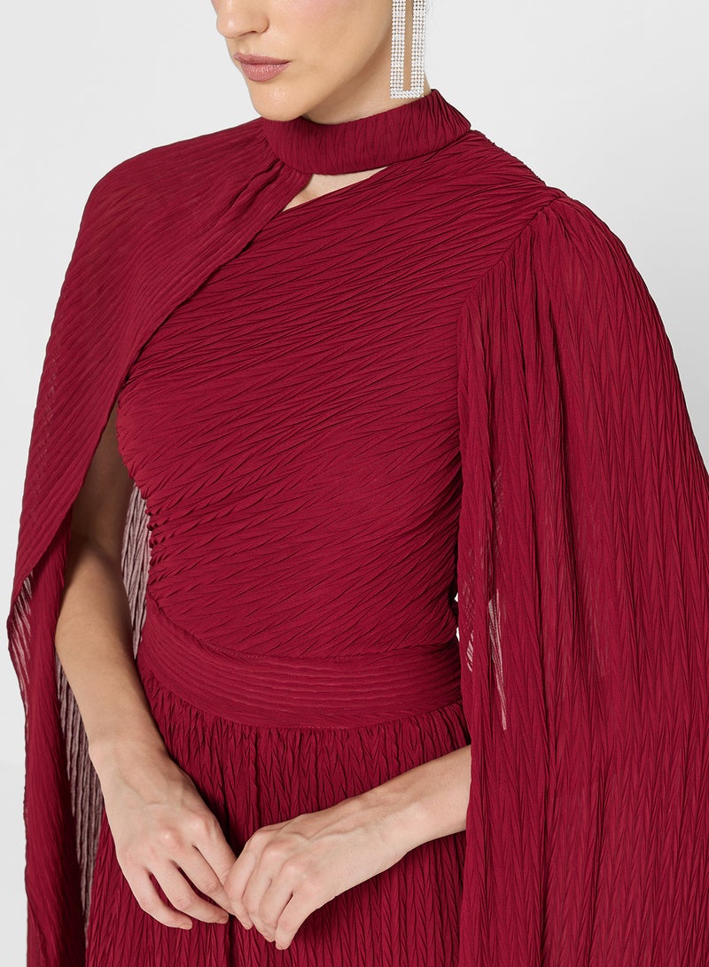 Namshi x Dress With Deatchable Exaggerated Sleeves - Image 4