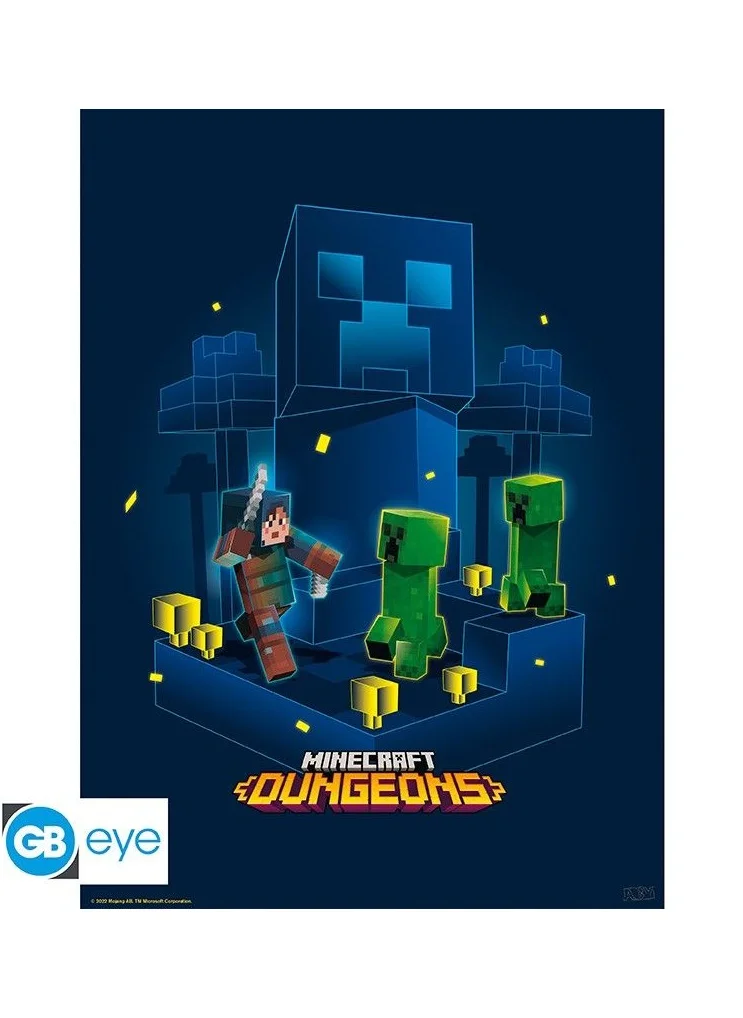 ABYstyle ABYstyle MINECRAFT - Set 2 Posters Chibi 52x38 - Dungeons x4