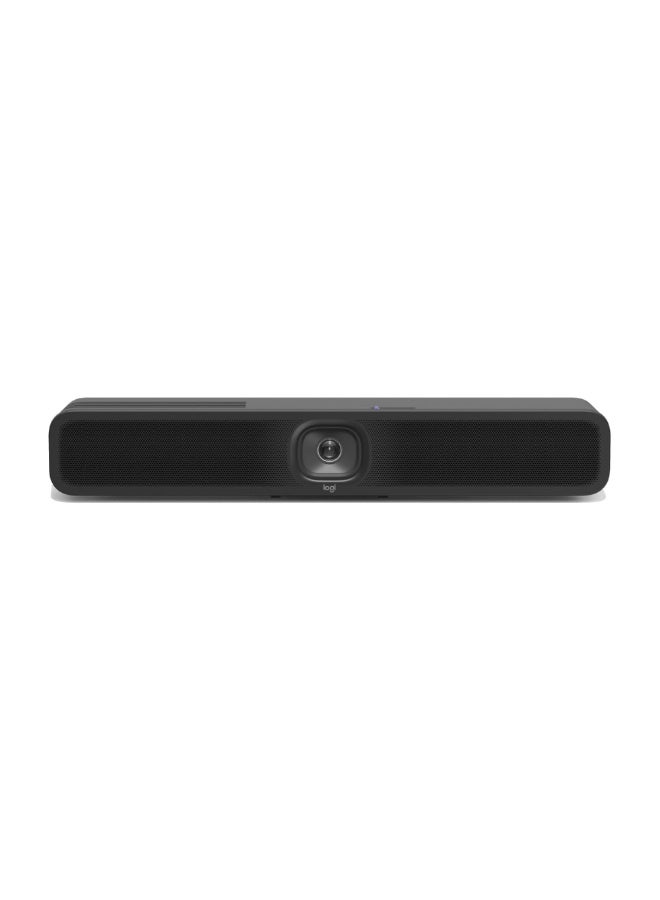 Logitech MeetUp 2 All-in-One USB Conference Room Camera, Compact Video Bar With Built-in AI Features, Works With Microsoft Teams, Zoom Rooms, Google Meet - Black - Image 1