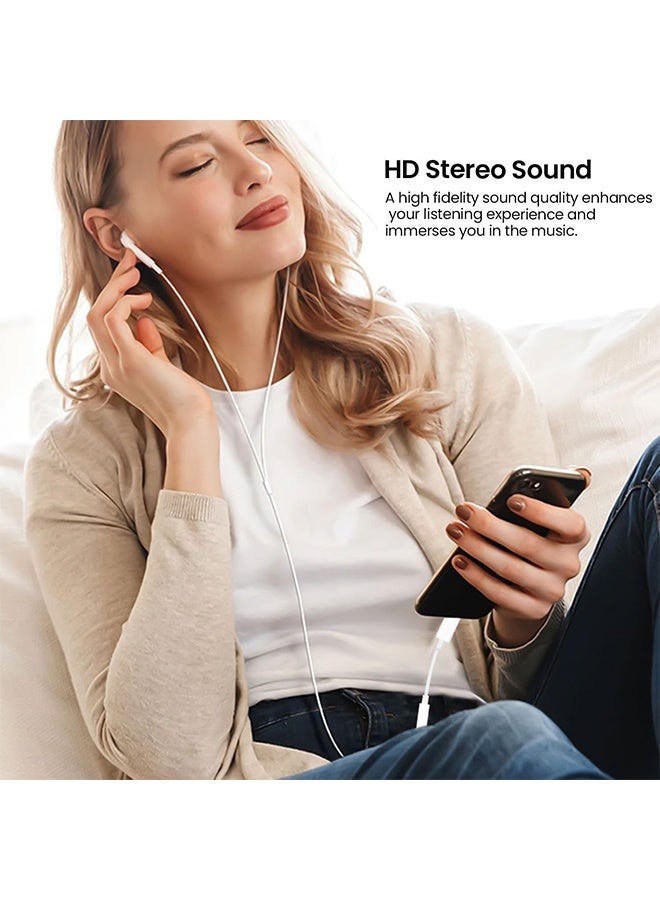 USB C to 3.5mm Headphone Jack Adapter for iPhone17/ iPhone 16/16 Pro/15/15 Pro/Pro Max/Plus, Type C Aux Audio Dongle Cable Cord Compatible with iPad, Samsung Galaxy S23/S23/S22/S21, MacBook - Image 4