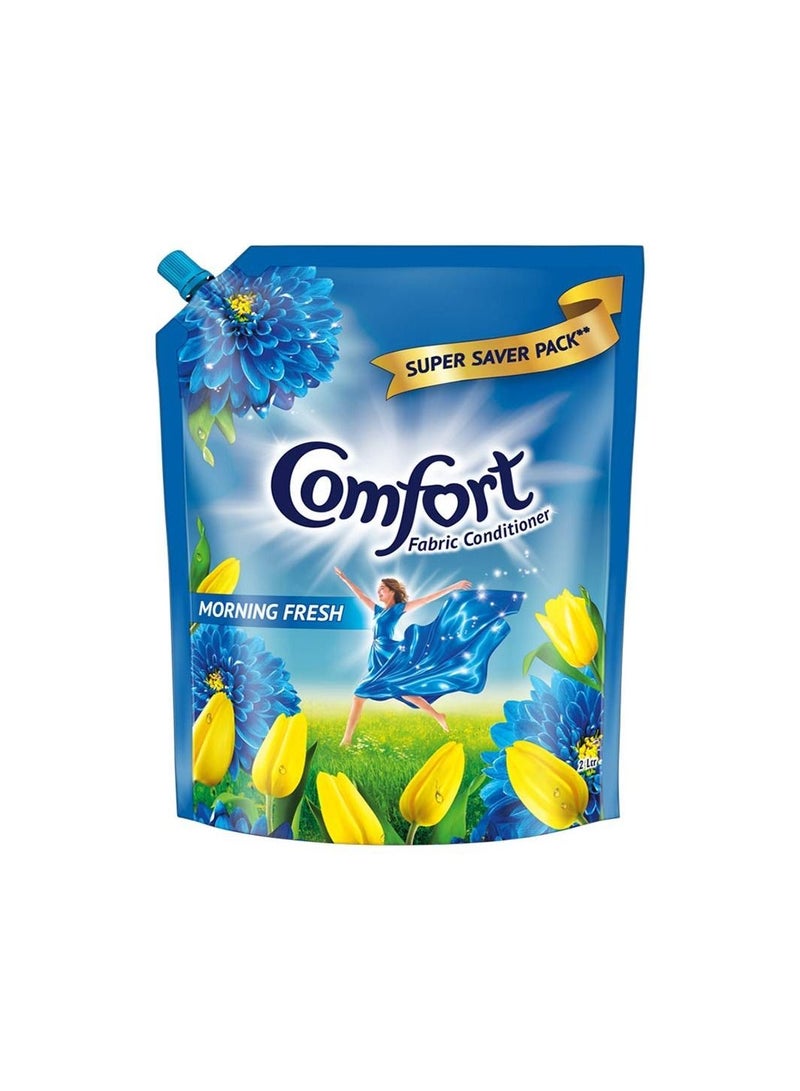 Comfort Morning Fresh Fabric Conditioner 2 L Refill Pack - Image 1