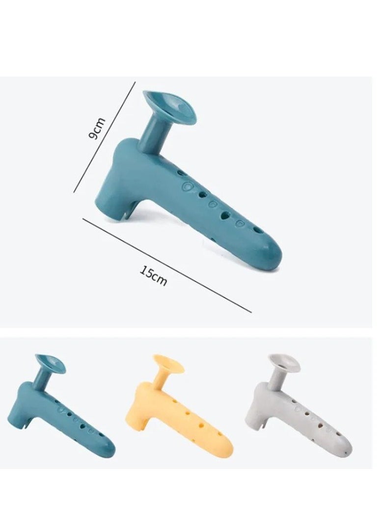 Generic - Two pieces - silicone door handle - silicone door stop handle to protect children and at the same time protect the wall - with a soft handle (Multicolored) - Image 1
