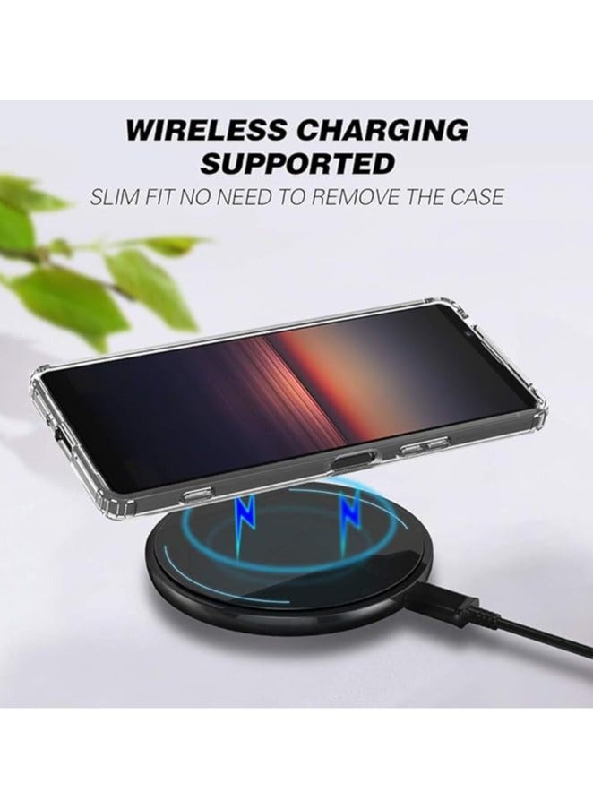 general Silicone case for Sony Xperia 1 II/Sony Xperia 5 Plus case, Sony Xperia 1 II/Sony Xperia 5 Plus Clear Back Shockproof TPU Bumper Phone - Image 3