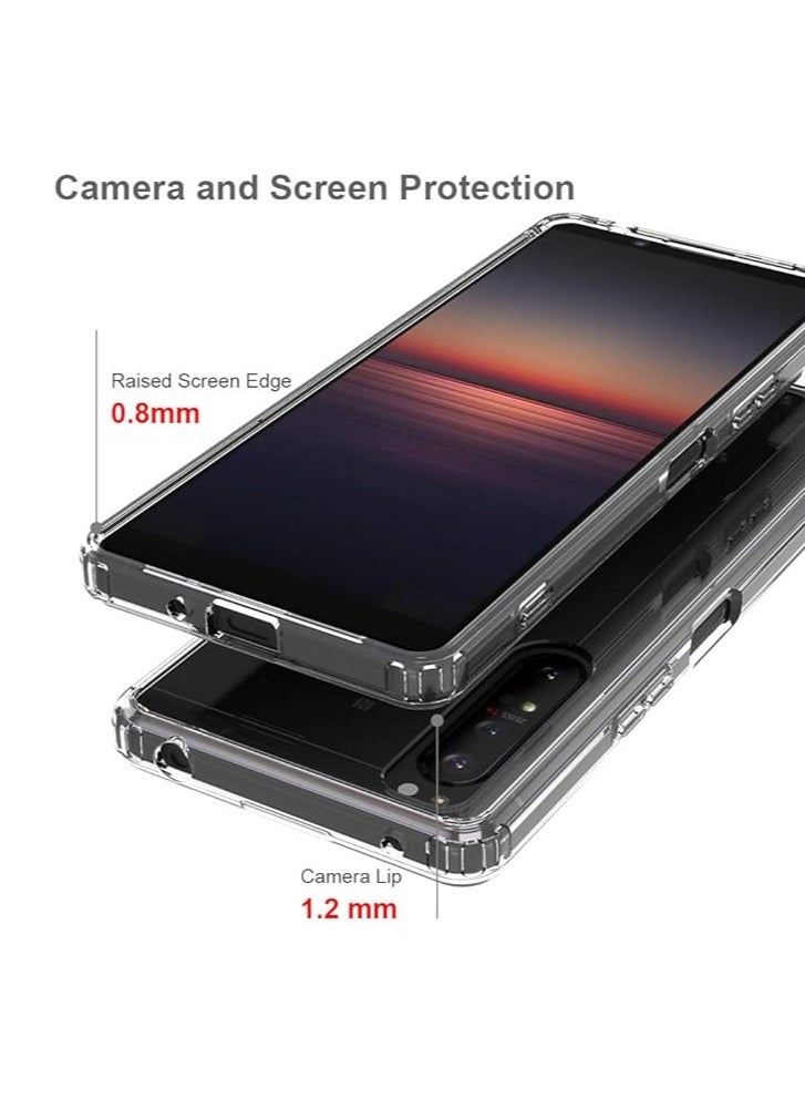 general Silicone case for Sony Xperia 1 II/Sony Xperia 5 Plus case, Sony Xperia 1 II/Sony Xperia 5 Plus Clear Back Shockproof TPU Bumper Phone - Image 4