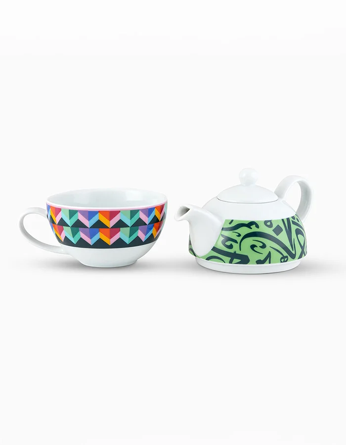 Silsal Bahja Teapot & Teacup Set - Silsal x Maison Mishmashi