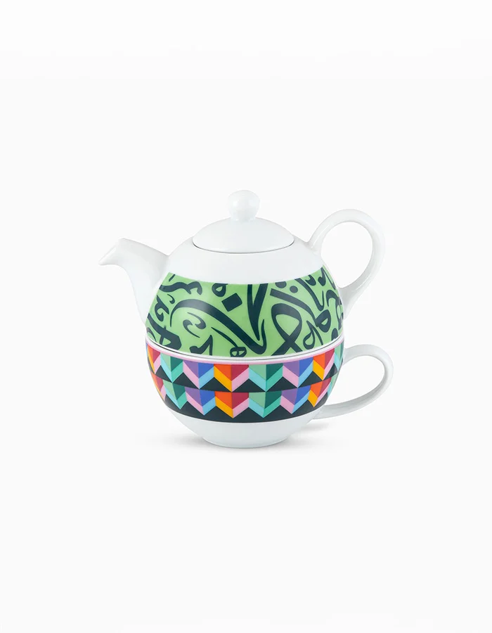 Silsal Bahja Teapot & Teacup Set - Silsal x Maison Mishmashi