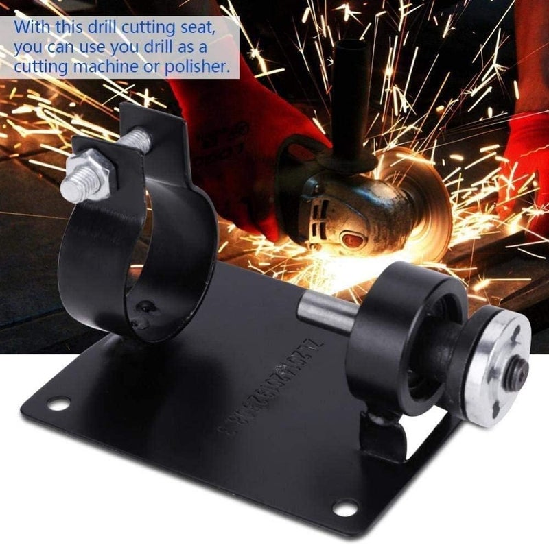 Electric Drill Cutting Polishing Grinding Seat Stand Holder Bracket Diy Electric Drill Rotary Tools With 2 Wrenches 10Mm - Image 2