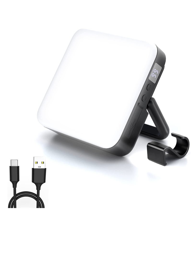 مصباح التخييم LED قابل لإعادة الشحن Ibowee بقوة 1000 لومن وبطارية سعتها 13500 مللي أمبير في الساعة، يتميز بقوة مغناطيسية تصل إلى 70 ساعة وعرض رقمي للماء والضوء الطارئ المحمول المناسب لرحلات التسلق وال - Image 1