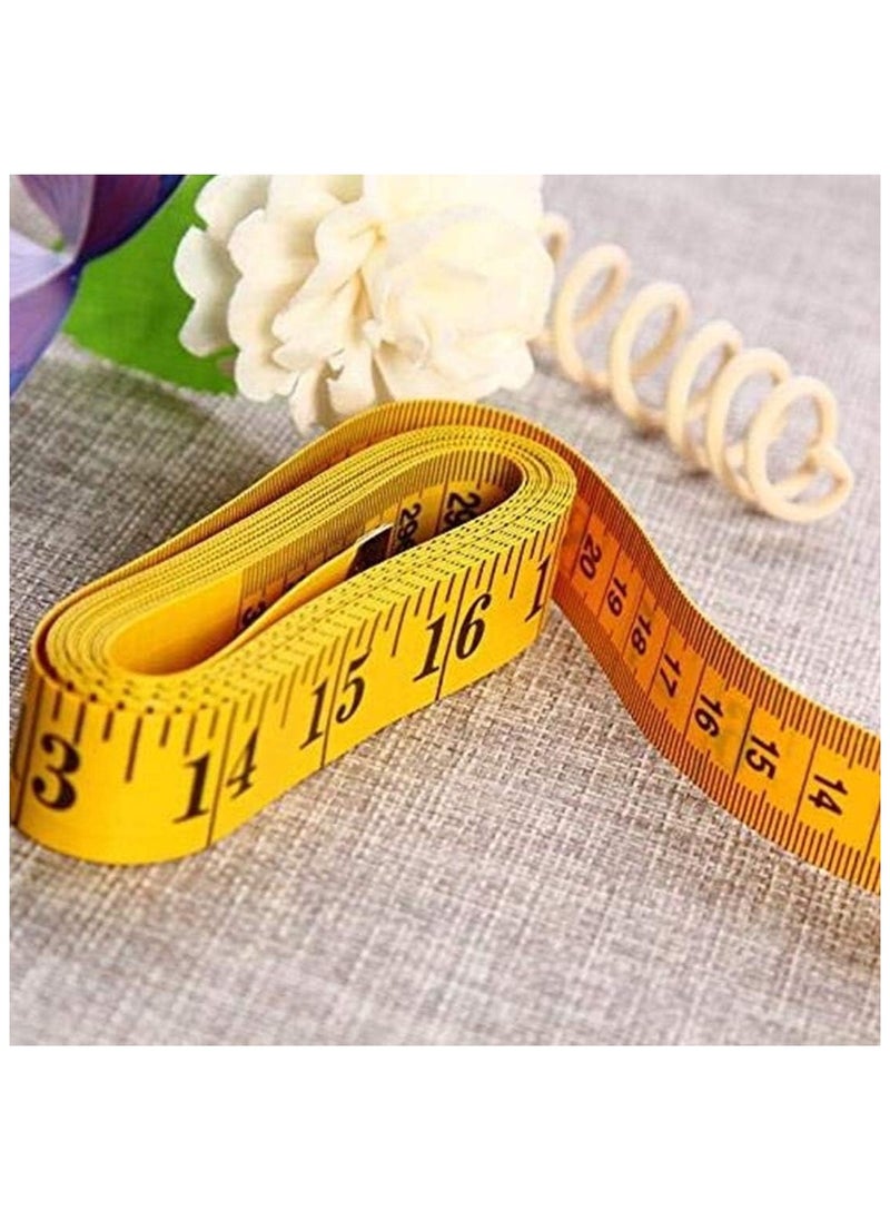 Generic Tape Measure Body Measurements Ruler Sewing Sewing Craft Yellow/Black 3M  - Image 4