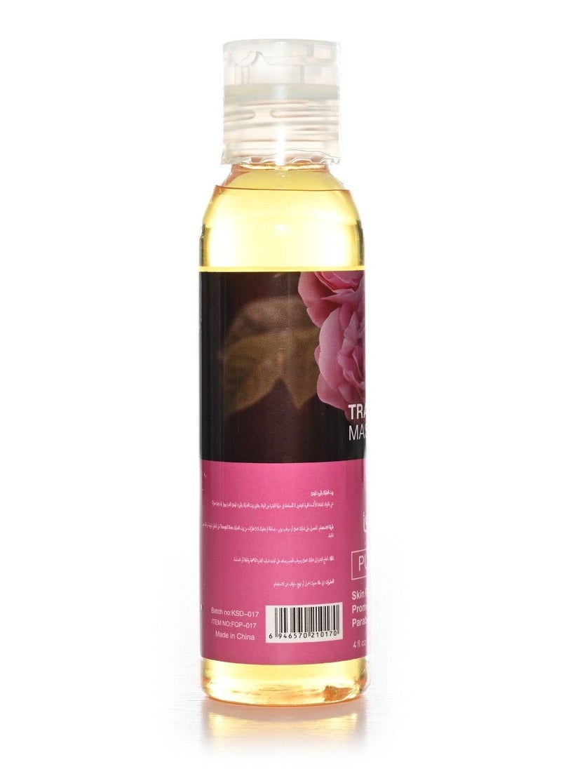 KSD Pack Of 3 Tranquil Rose Massage Oil 118ML  - Image 3