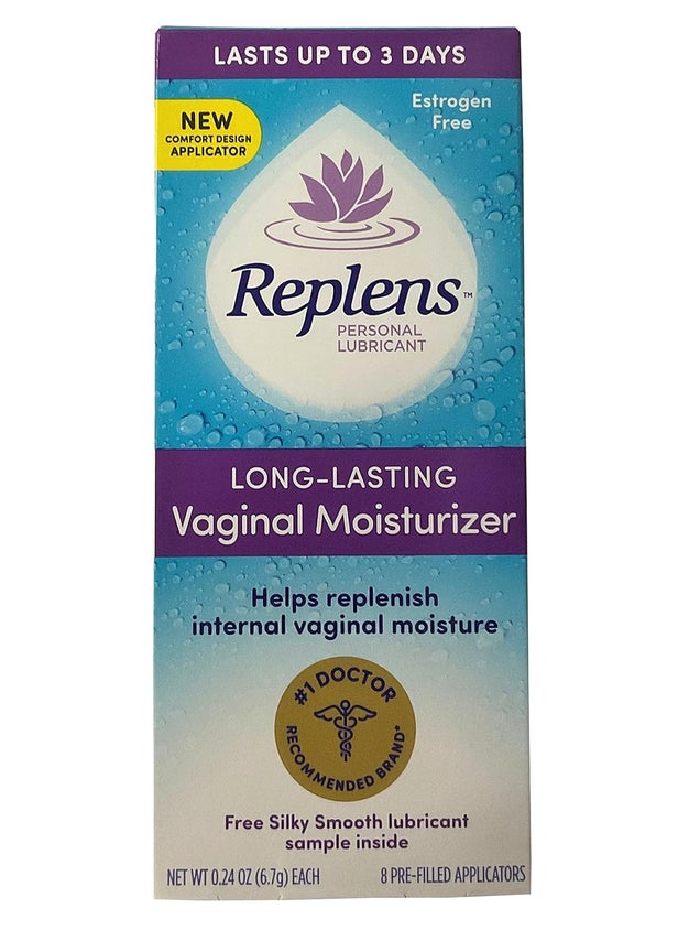 Replens Long-Lasting Vaginal Moisturizer -8 Count (Pack of 3)